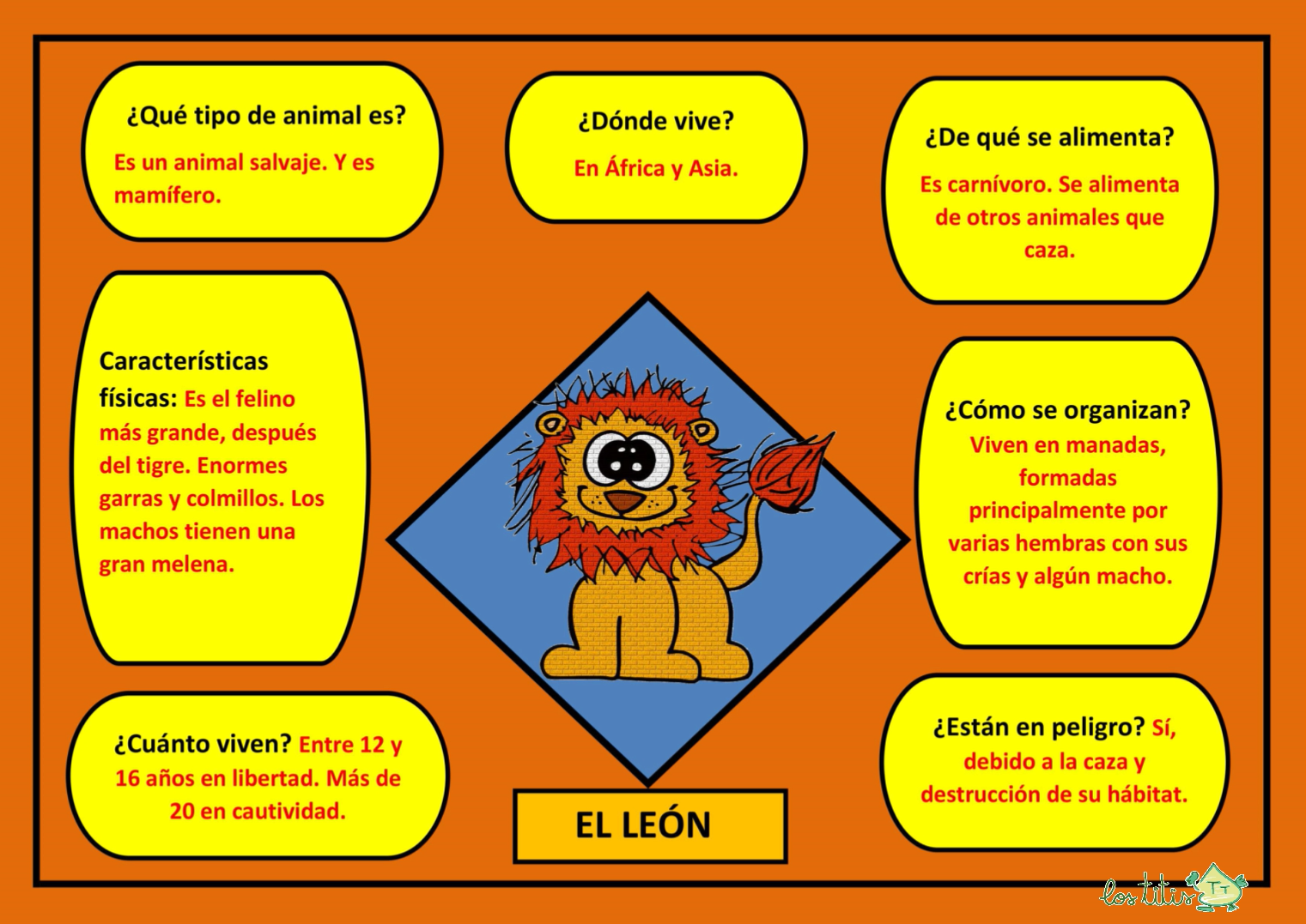 Cuáles Son Las Principales Características Del León Para Niños 0856